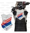 Paraserbatoio per BMW F800 GS  "Basic" Honeycomb bianco