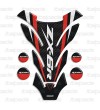 Paraserbatoio mod. "Detroit" per KAWASAKI ZX6-R rosso