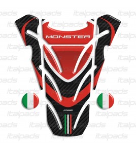 Paraserbatoio DUCATI per Monster carbonio "Top wings"  + 2 stickers Gratis!!