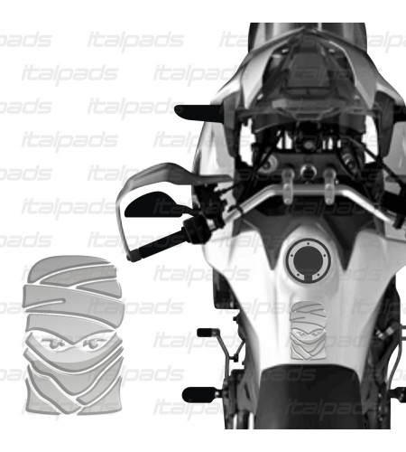 Paraserbatoio mod. "Tuareg" trasparente per Honda Africa Twin CRF 1000