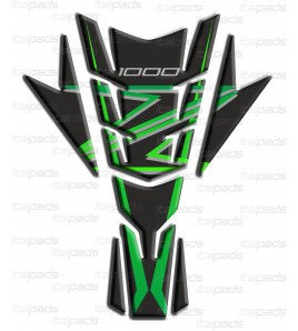 Paraserbatoio "Connecticut Sport" per kawasaki Z1000 toni verdi