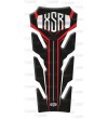 Paraserbatoio rosso bianco per Yamaha XSR