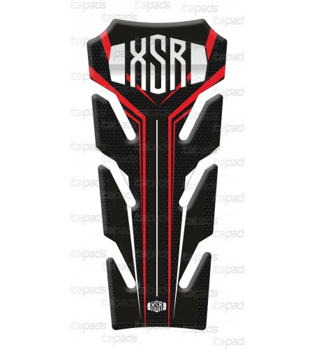 Paraserbatoio rosso bianco per Yamaha XSR