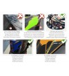 Paraserbatoio resinato TRASPARENTE APRILIA TRANSPARENT TANK PAD PROTECTOR wings