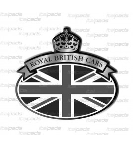 Sticker 3D in resina bandiera inglese Range Land Rover UK flag