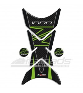 Paraserbatoio compatibile per kawasaki Z1000 effetto carbonio, mod. "Shark"